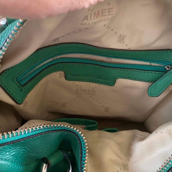 Aimee Kestenberg green leather handbag - Picture 4 of 7